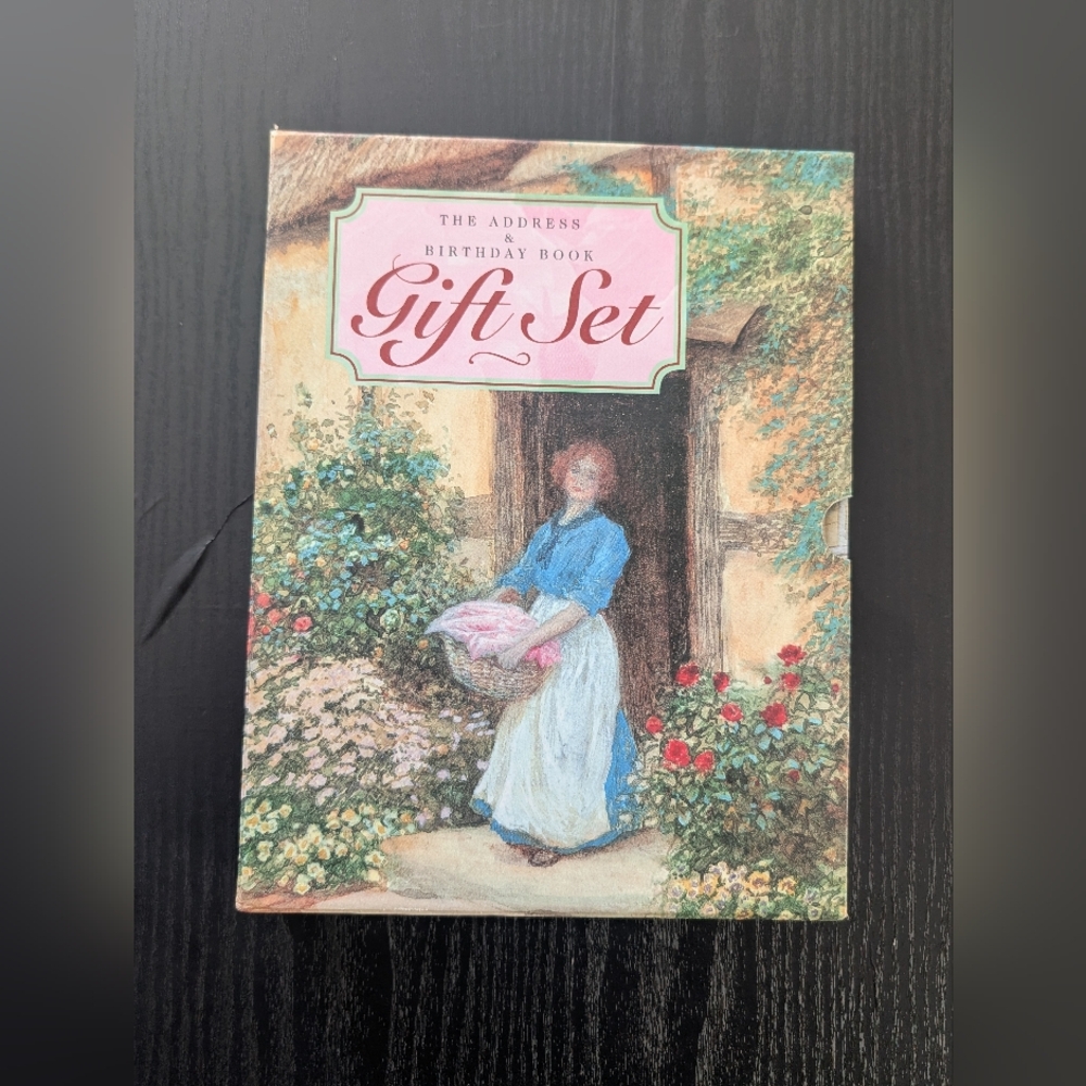 Vintage Floral Hardcover Journal Set - Helen Allingham Art New Old Stock (1999)